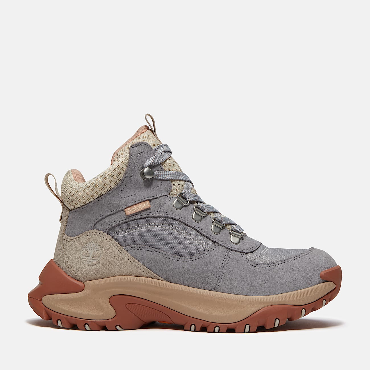Womens Mt Maddsen Peak Mid Waterproof Hiking Boot TBL Medium Grey Suede HERO