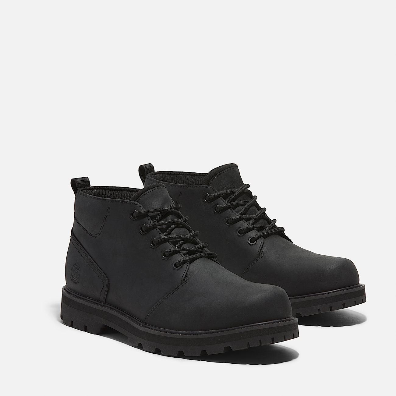 Chukka lac impermable Britton Road  tige mihaute pour hommes TBL Cuir pleine fleur noir ALT4