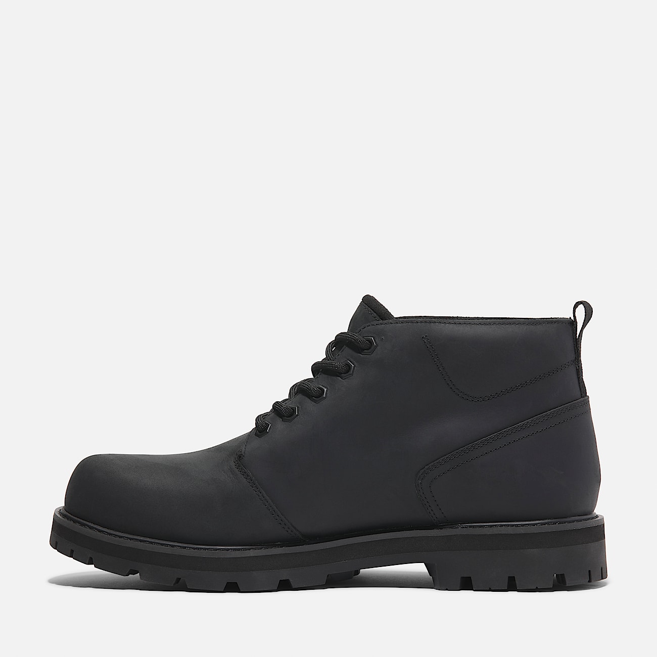 Chukka lac impermable Britton Road  tige mihaute pour hommes TBL Cuir pleine fleur noir ALT6