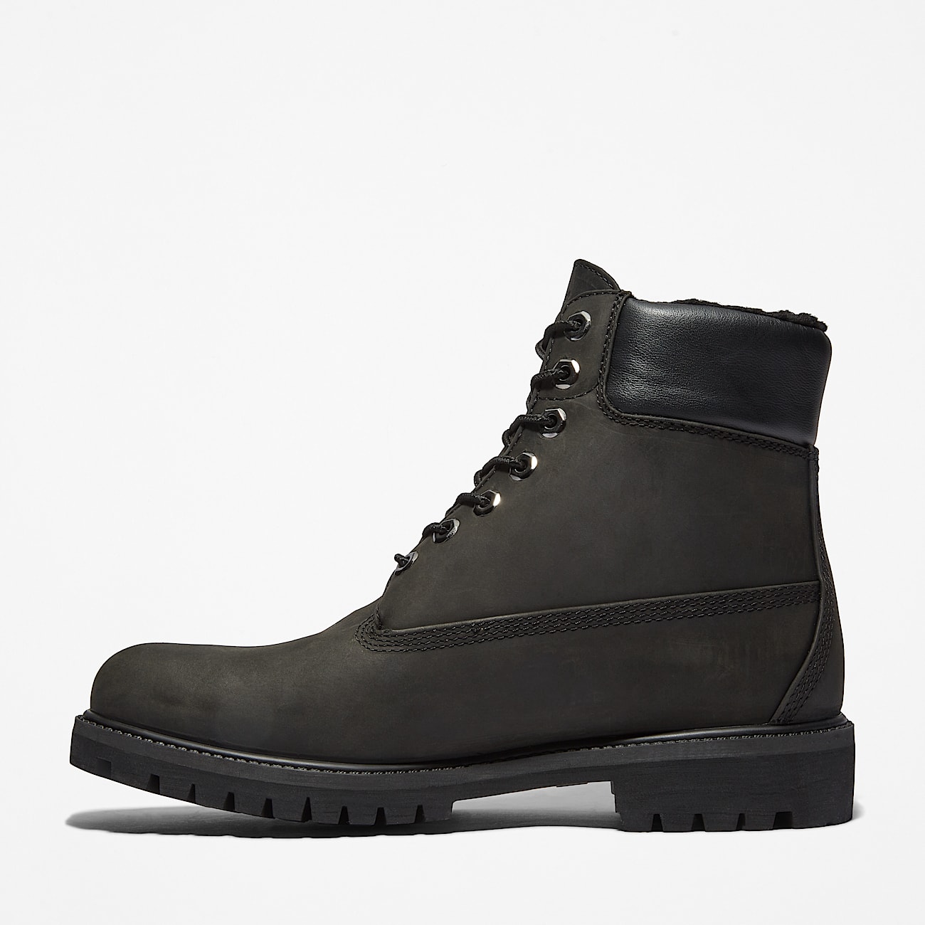 Mens Timberland Premium 6Inch Waterproof WarmLined Boot TBL Black ALT6