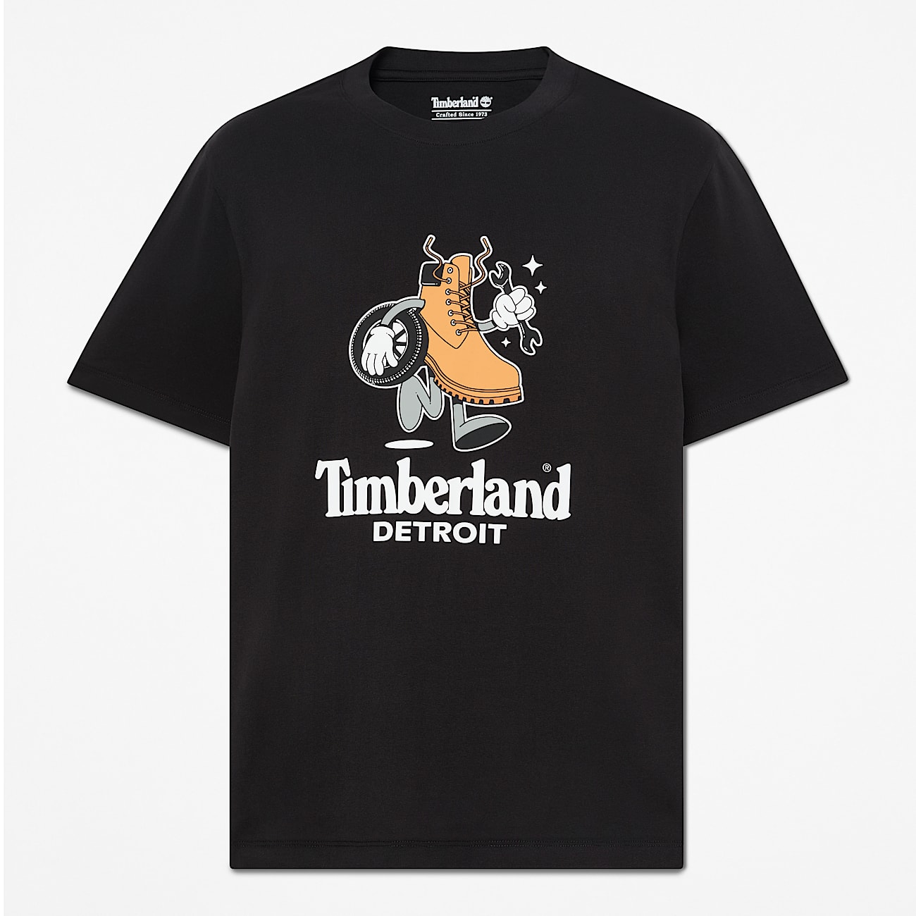 Mens Graphic City TShirt TBL Detroit Black HERO