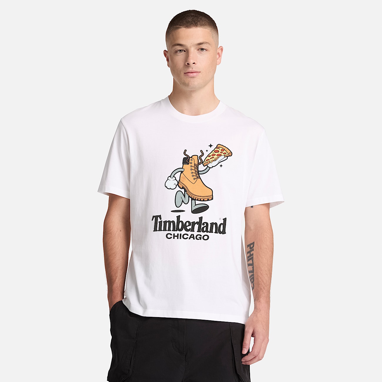 Mens Graphic City TShirt TBL Chicago White ALT1