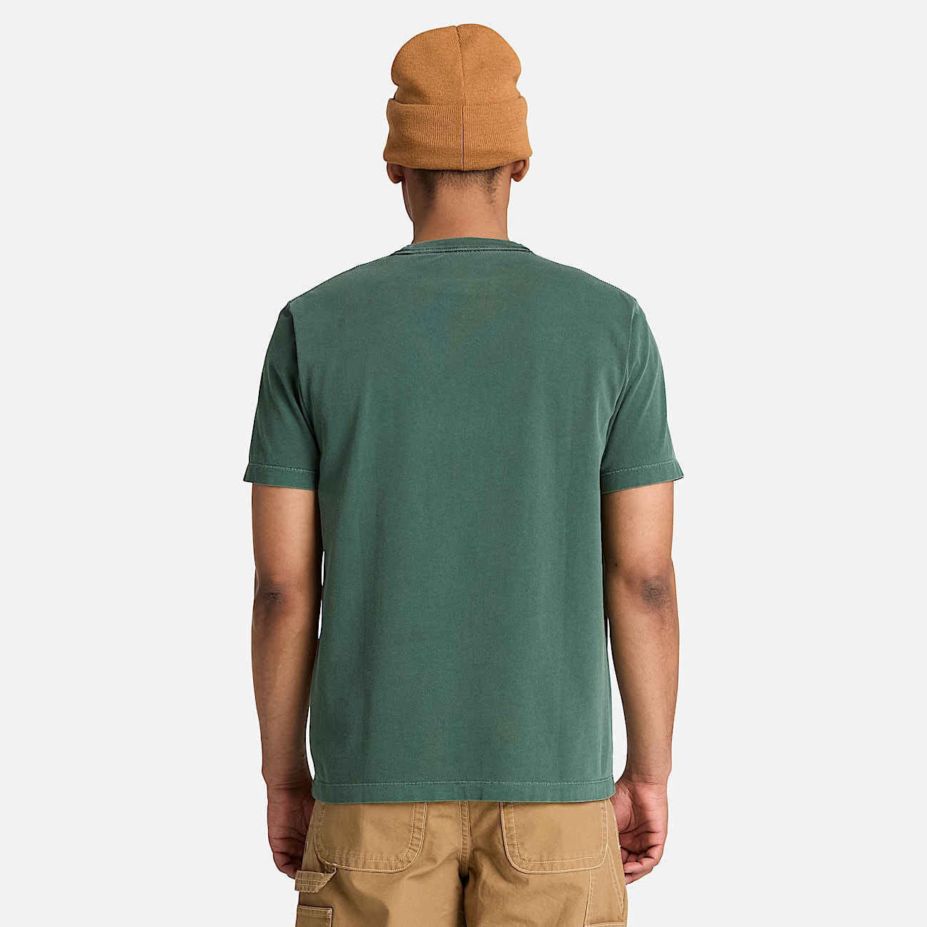 Mens South Cabot Garment Dye ShortSleeve TShirt TBL Dark Teal Wash ALT8