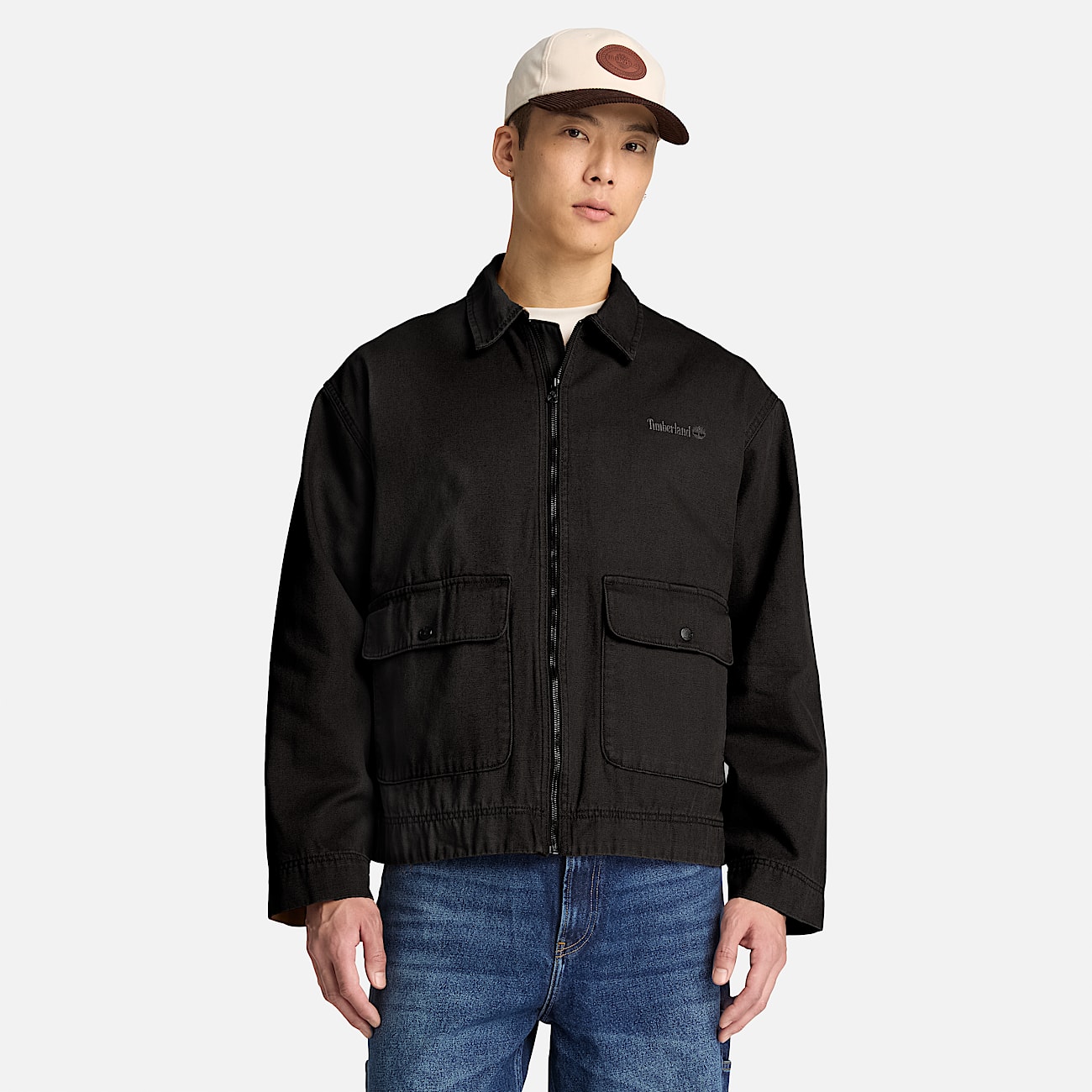 Mens Canvas Jacket TBL Black ALT1