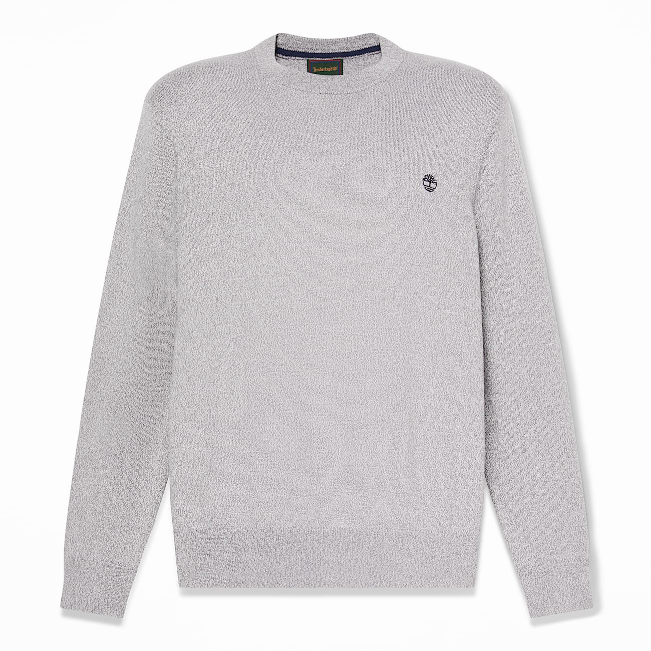 Mens Williams River Cotton Crewneck Sweater TBL Medium Grey Heather HERO
