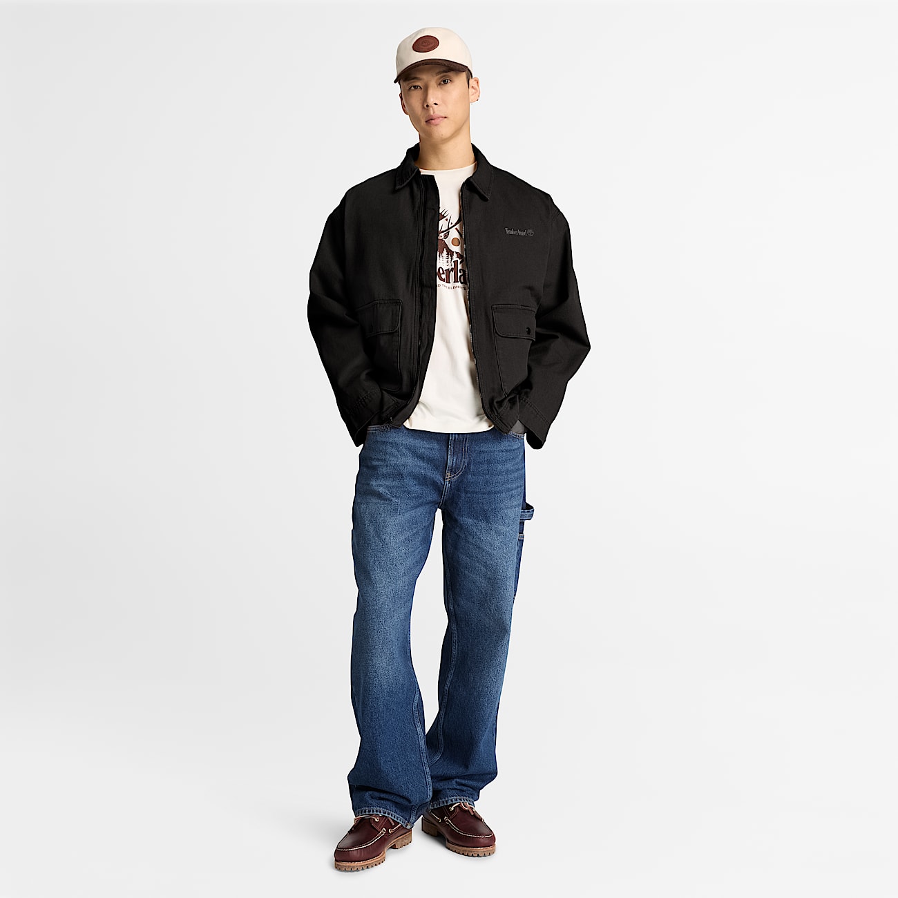 Mens Canvas Jacket TBL Black ALT2