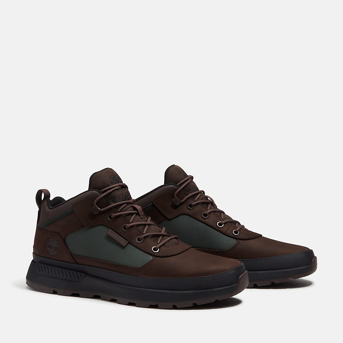 Chaussure sport Field Trekker pour hommes TBL Nubuck brun foncVert fonc ALT4