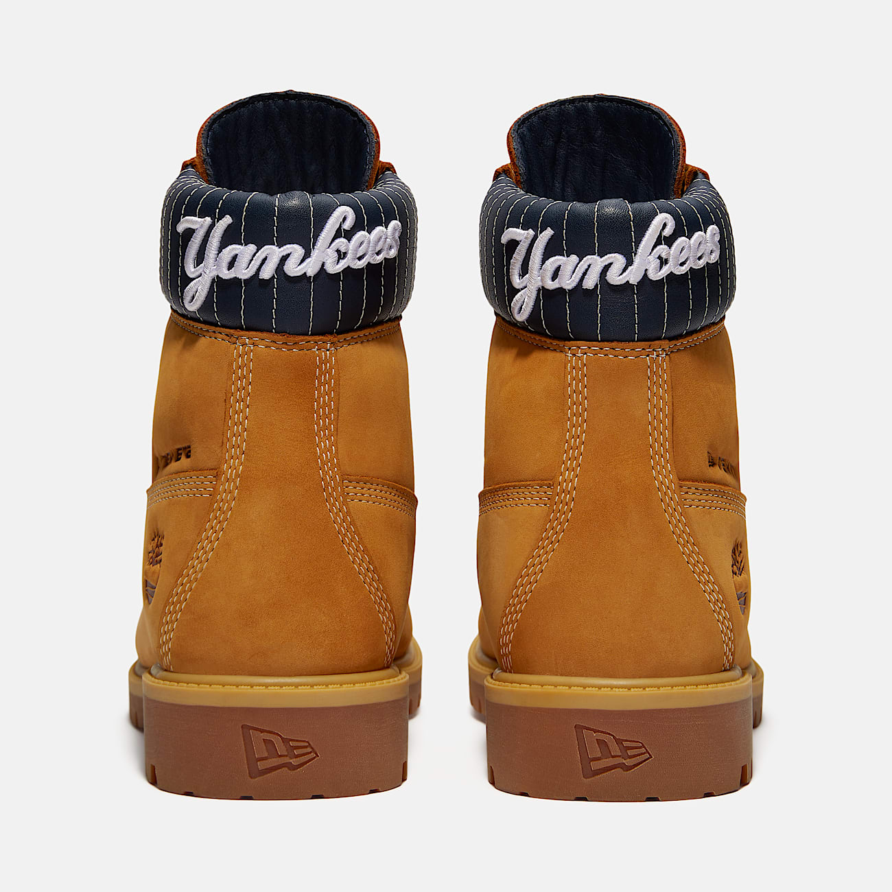 Botas impermeables Timberland Heritage de 6 pulgadas para Hombre TBL Nobuck color trigoRayas azul marino ALT5