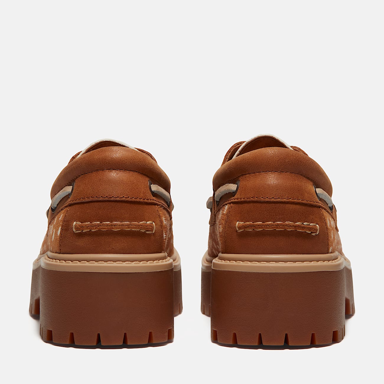 Womens Stone Street Platform Boat Shoe TBL Medium Brown FullGrainNatural ALT5