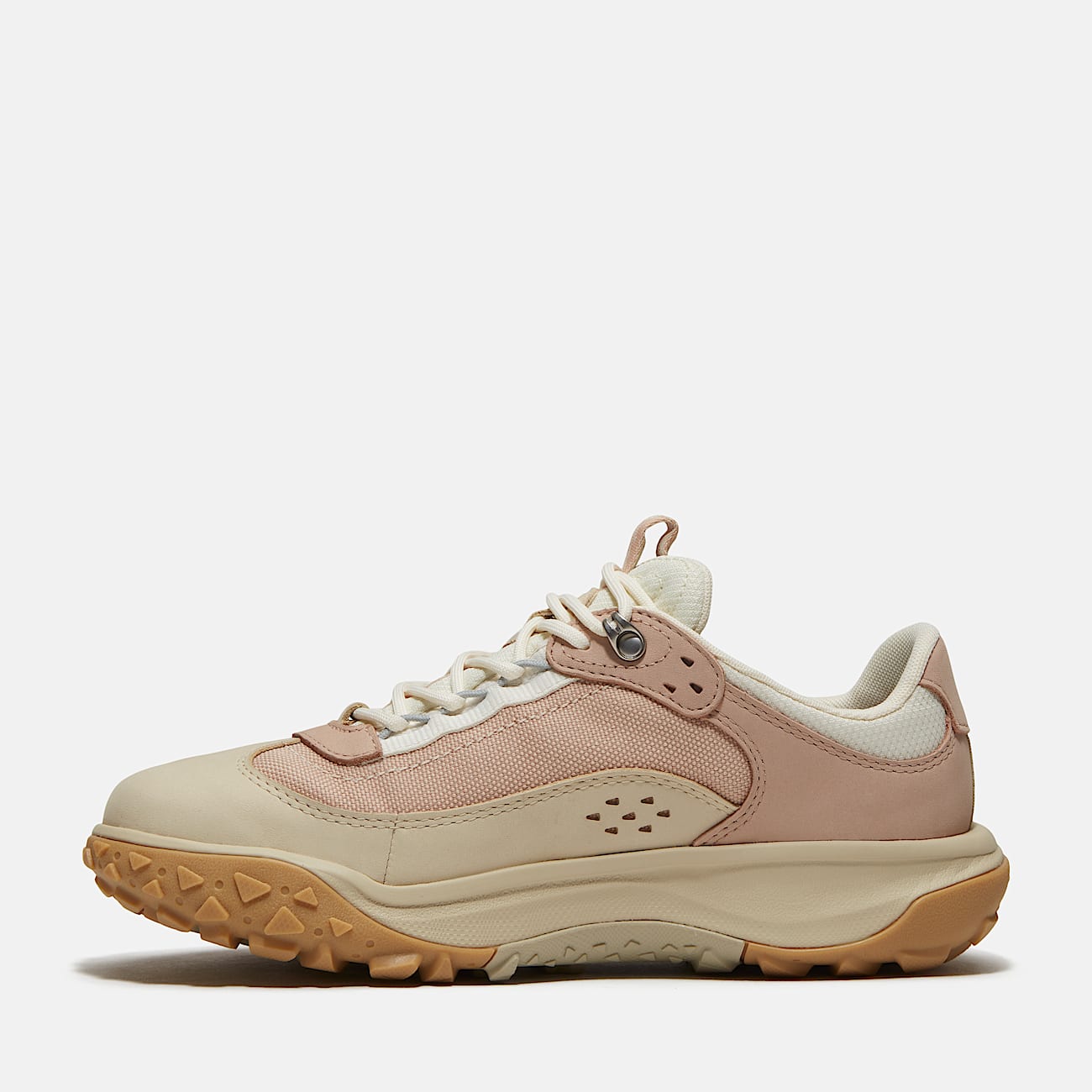 Womens TimberCush Motion 7 Waterproof Sneaker TBL Light Beige Nubuck ALT6