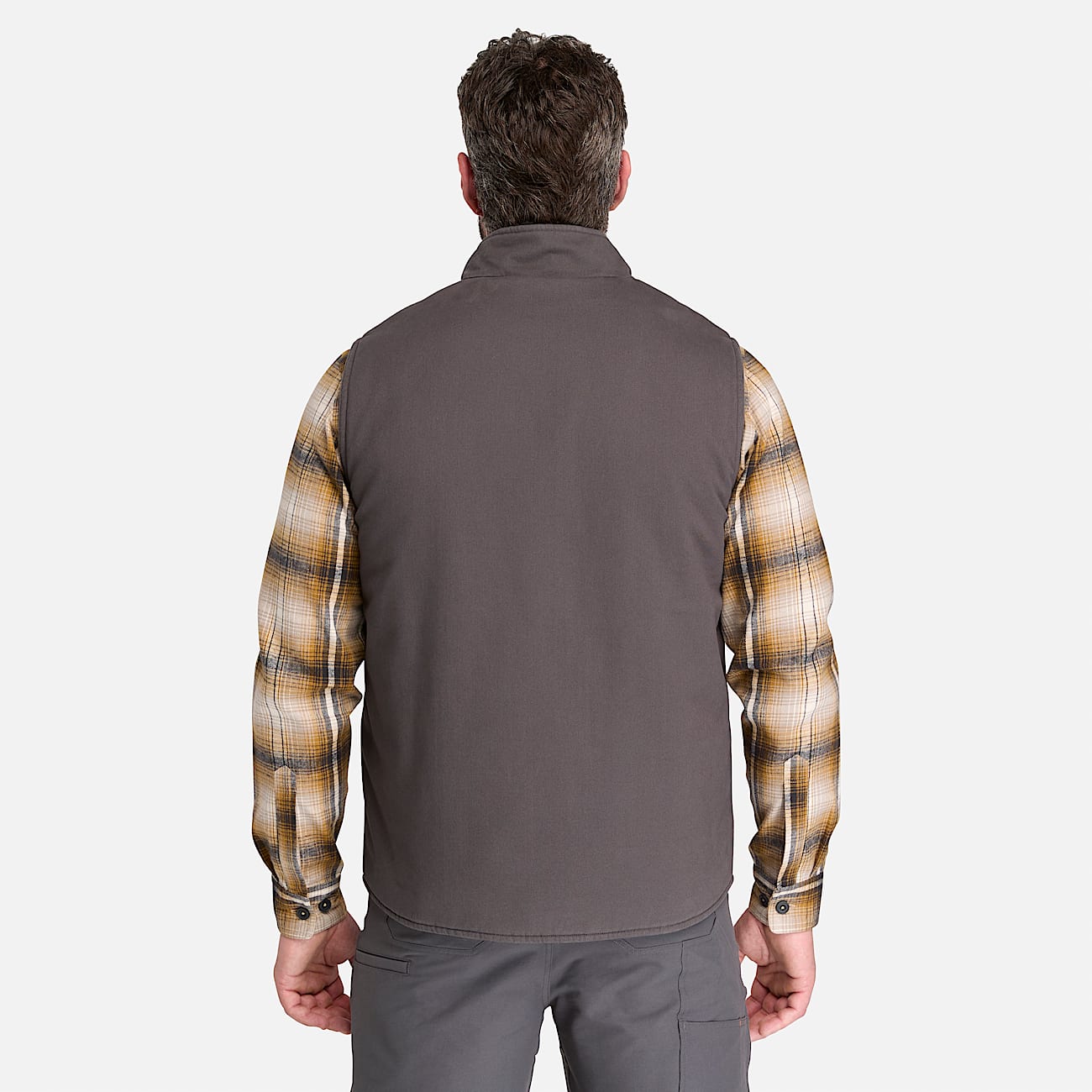 Mens Timberland PRO FleeceLined Twill Vest TBL Asphalt ALT8