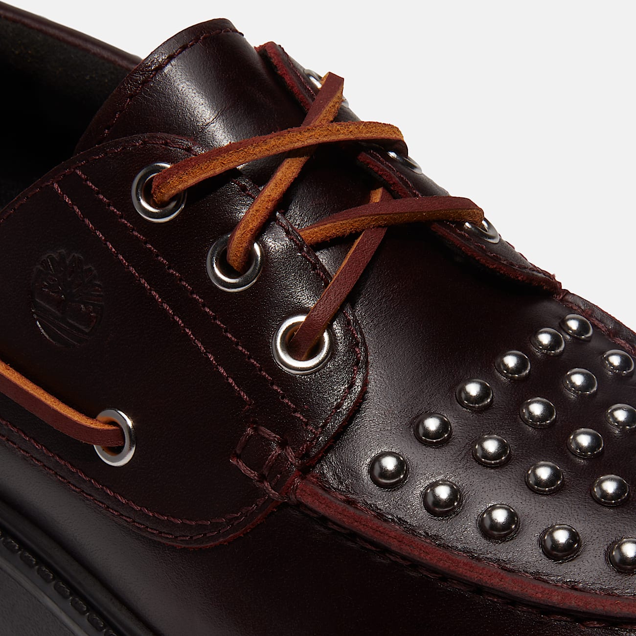 Womens Stone Street Platform Boat Shoe TBL Burgundy FullGrain ALT7