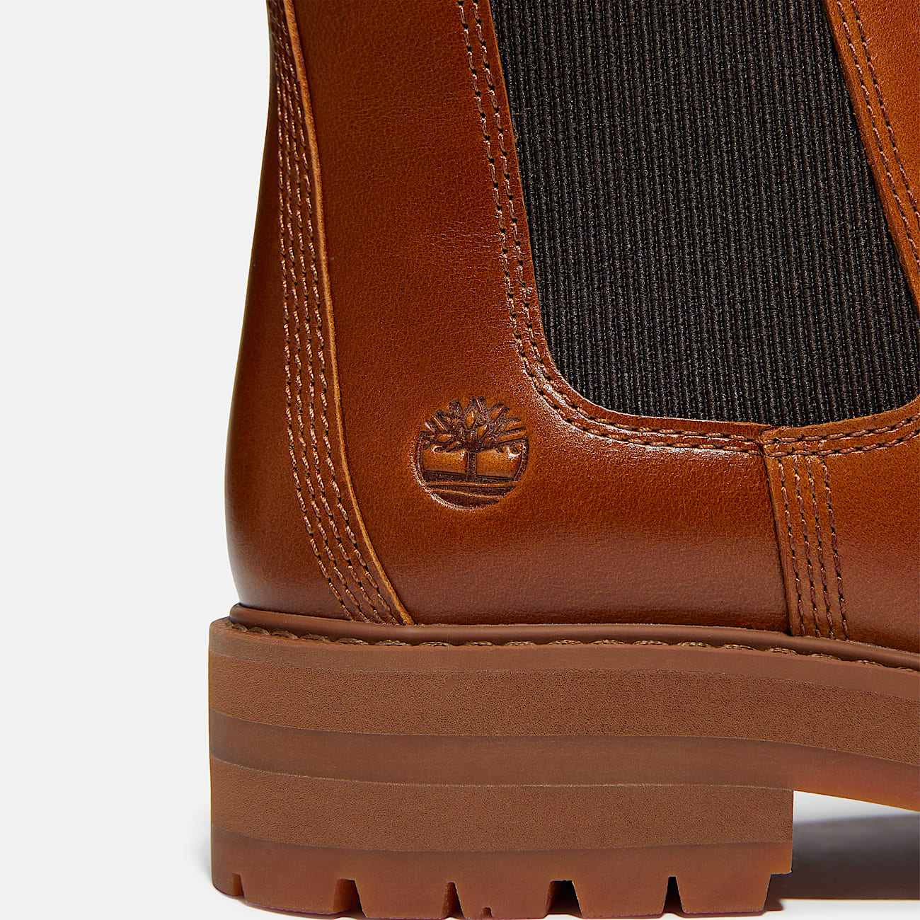 Botas Chelsea Britton Drive para Mujer TBL Piel de grano entero marrn medio ALT7