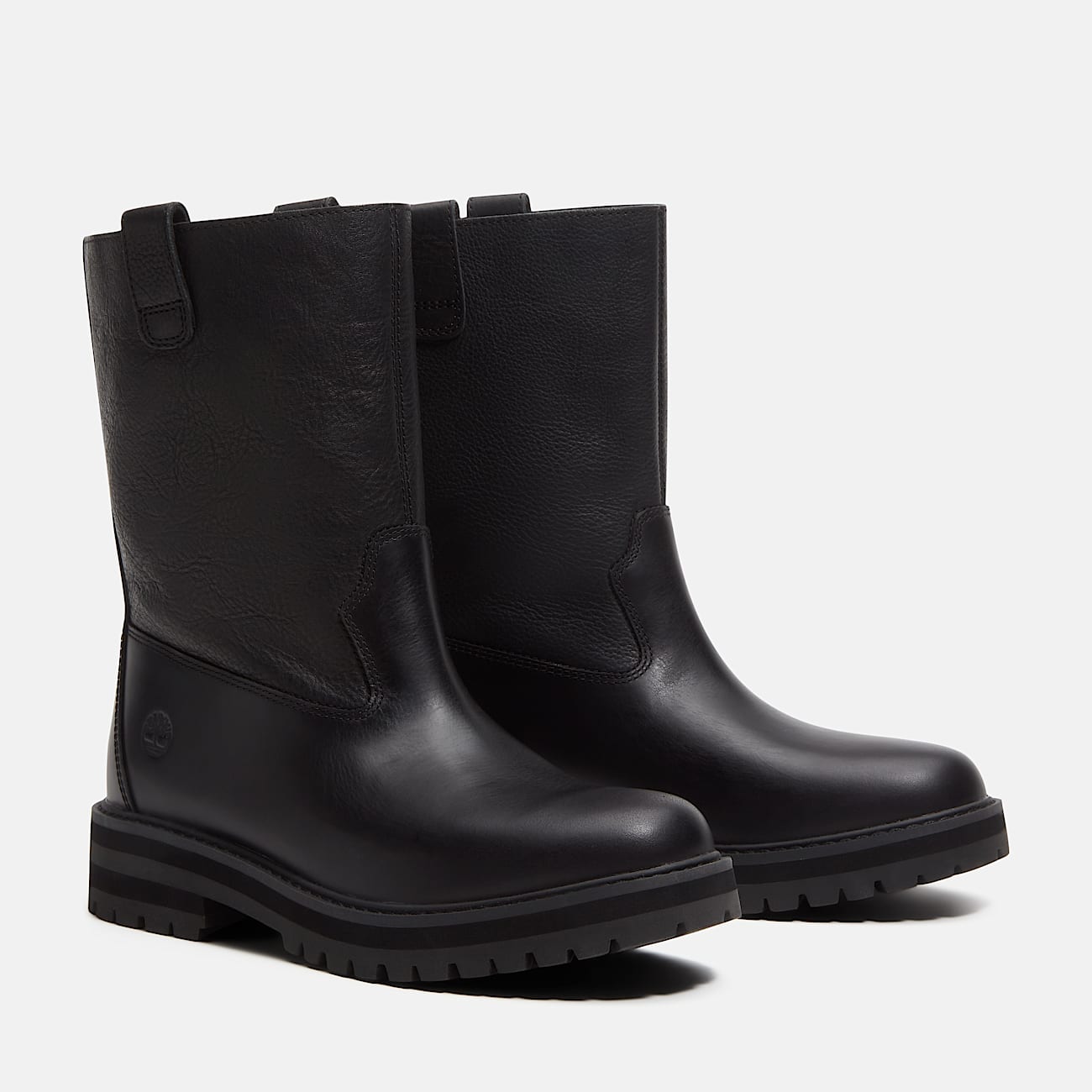 Botas Britton Drive PullOn para Mujer TBL Piel de grano entero negro ALT4