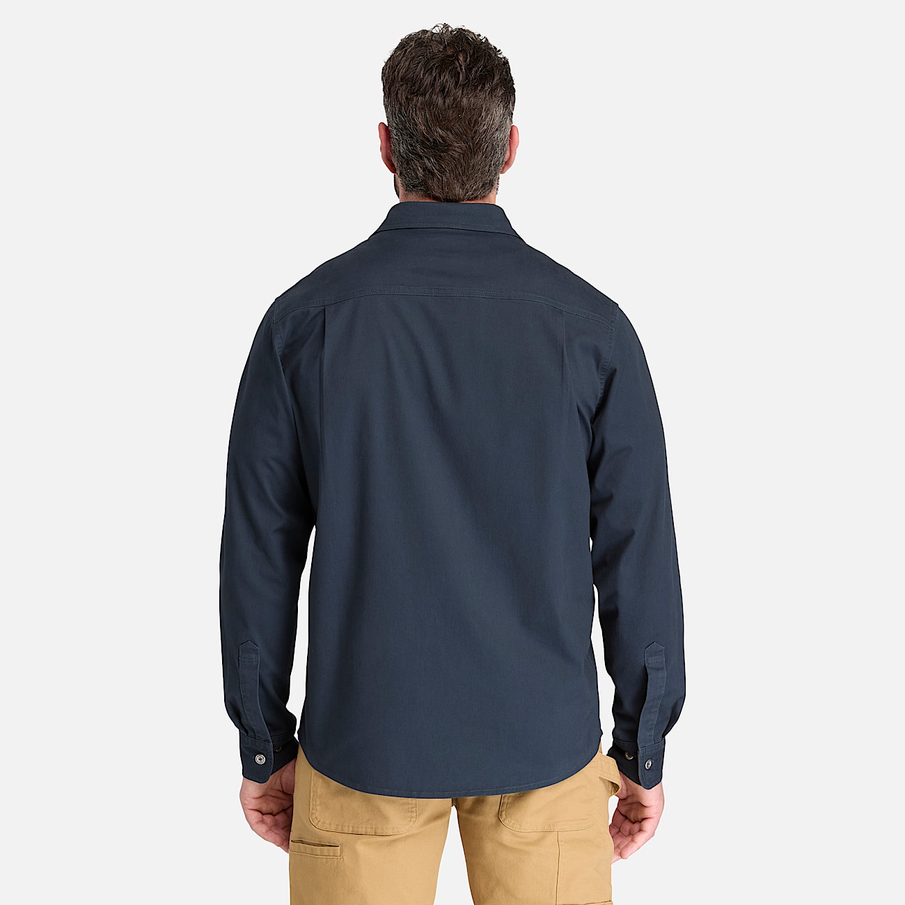 Mens Timberland PRO Stretch Twill Work Shirt TBL Carbon ALT8
