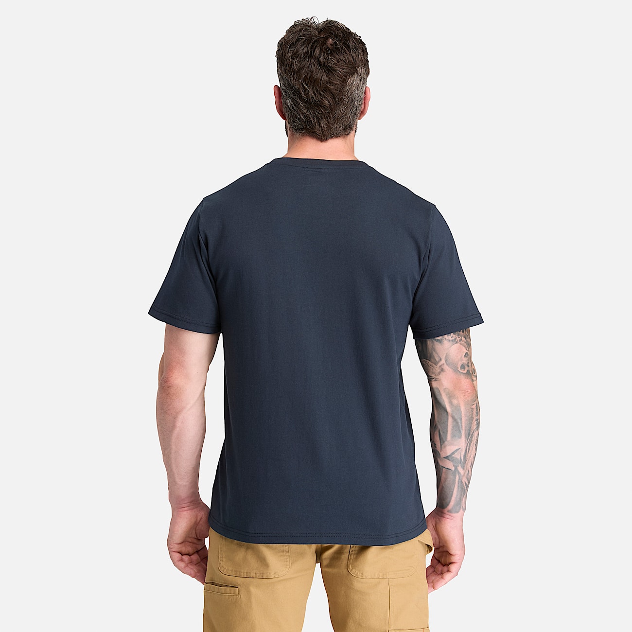 Mens Timberland PRO ShortSleeve Pocket TShirt TBL Carbon ALT8