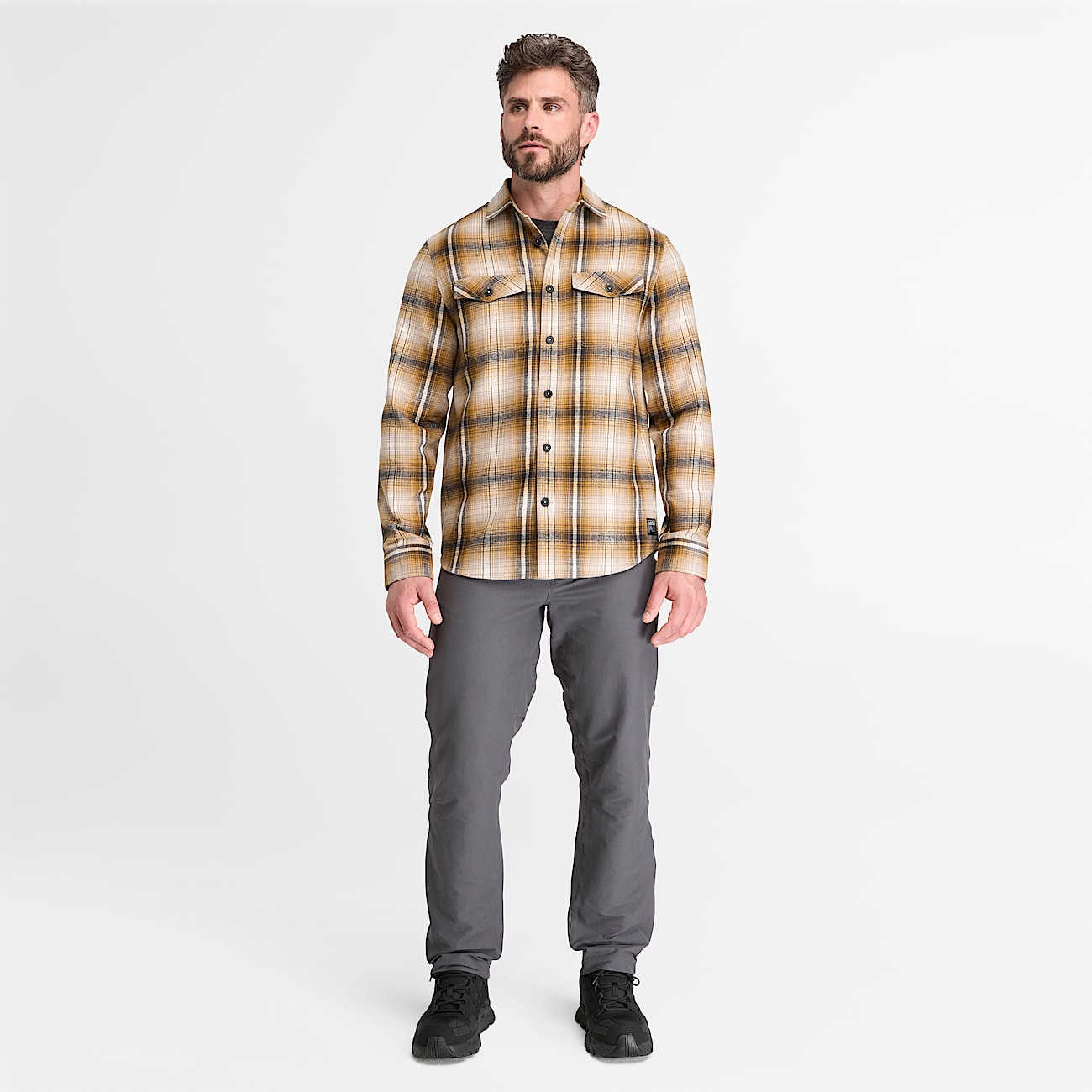 Mens Timberland PRO Bonded Stretch Canvas Work Pant TBL Asphalt ALT2