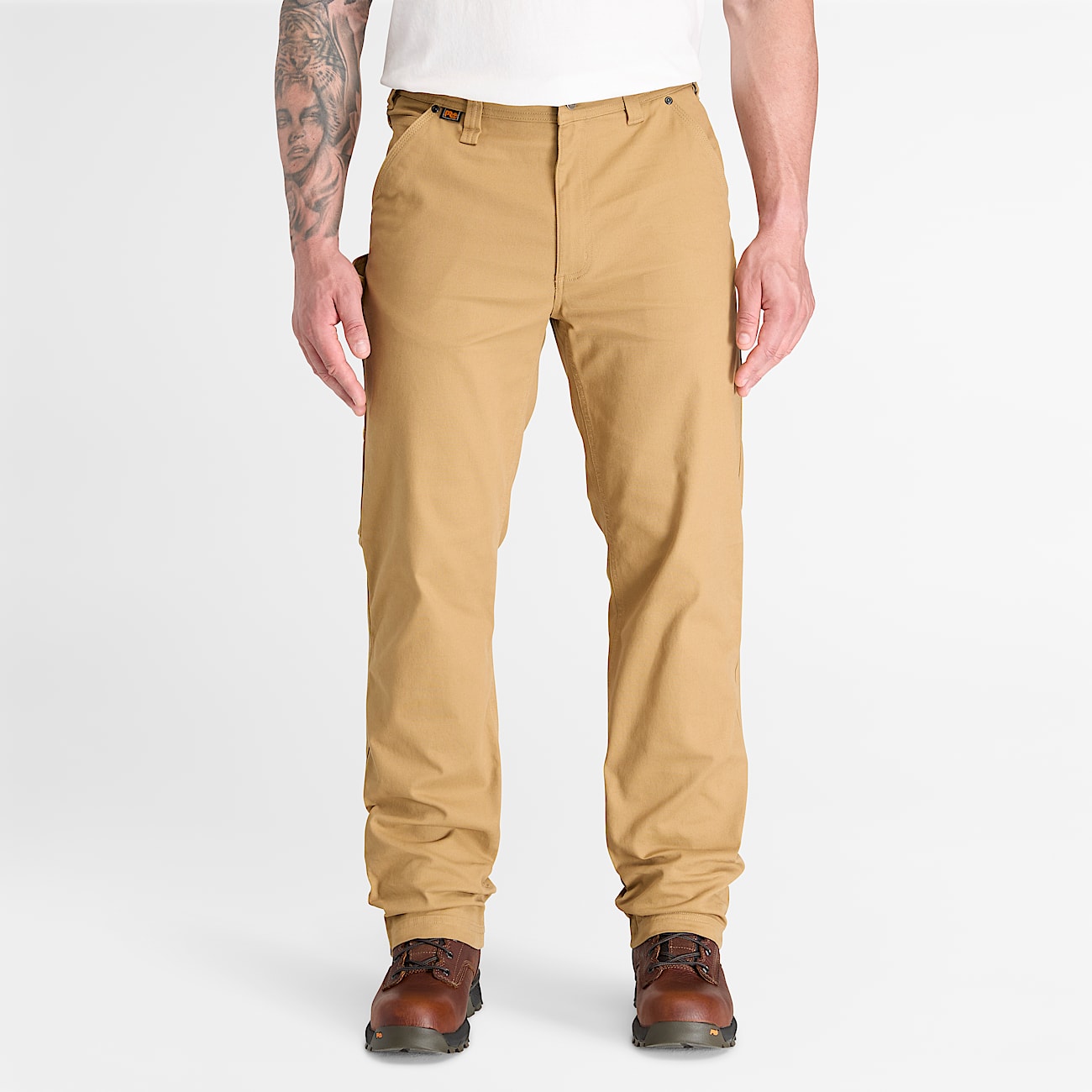 Mens Timberland PRO Canvas Work Pant TBL Dark Wheat ALT1