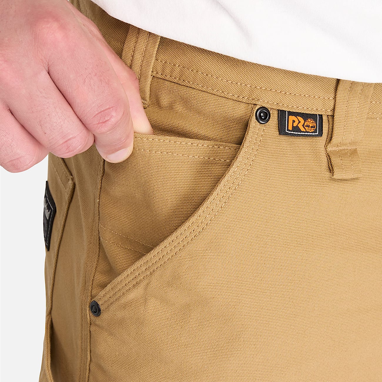 Mens Timberland PRO Canvas Work Pant TBL Dark Wheat ALT4