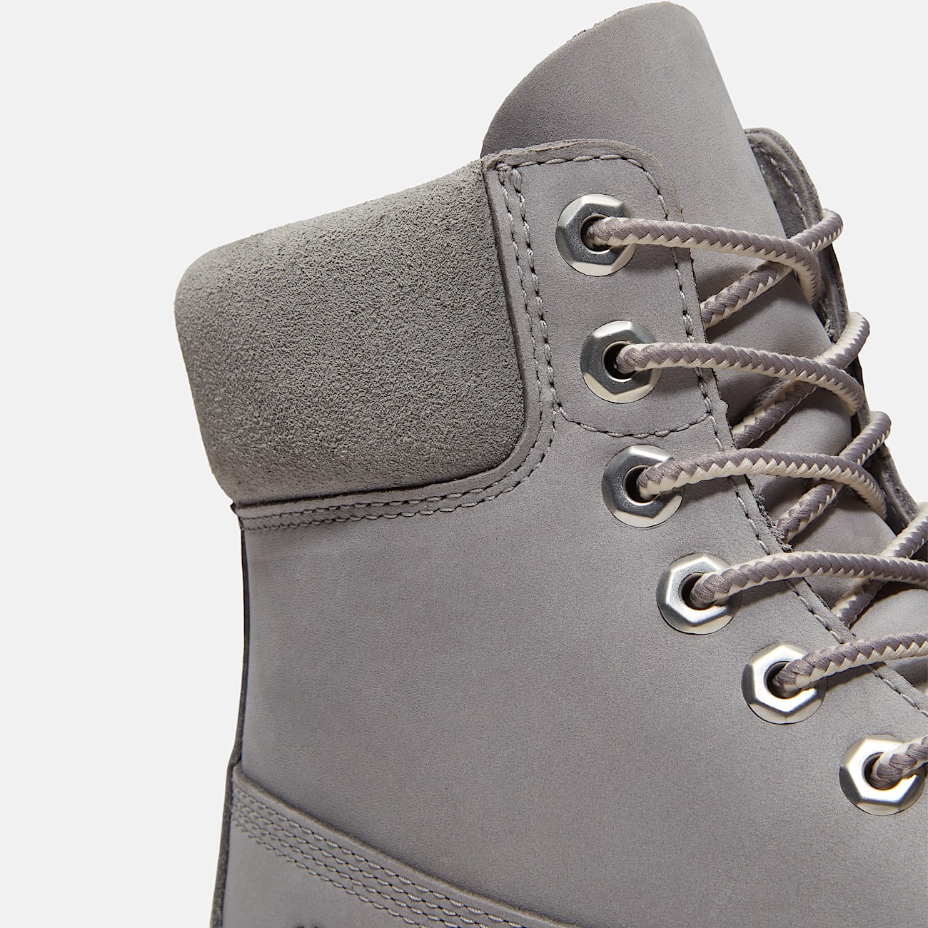 Mens Timberland Heritage 6Inch Waterproof Boot TBL Medium Greyout Nubuck ALT7