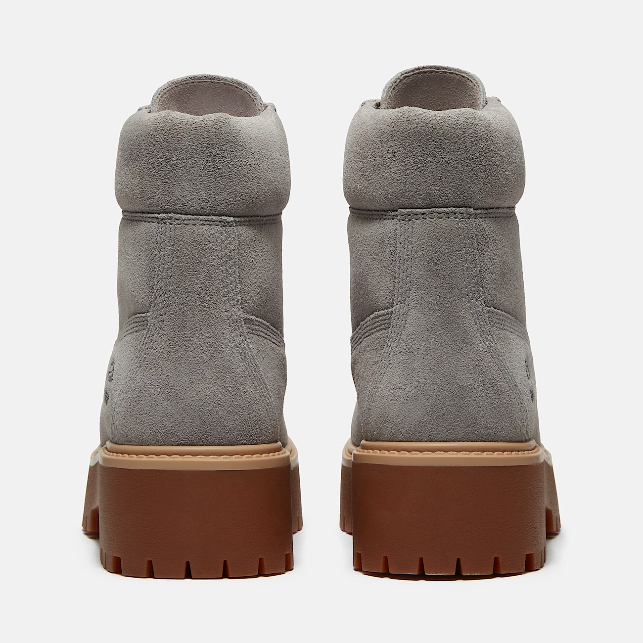 Womens Stone Street Platform 6Inch Boot TBL Medium Grey Suede ALT5