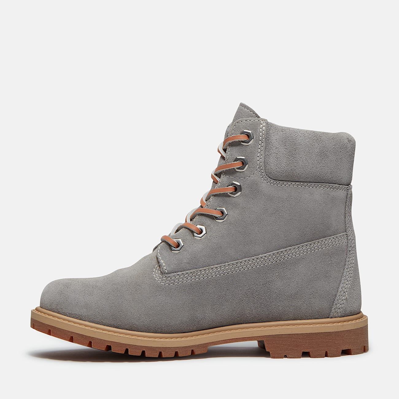 Womens Timberland Premium 6Inch Boot TBL Medium Grey Suede ALT6