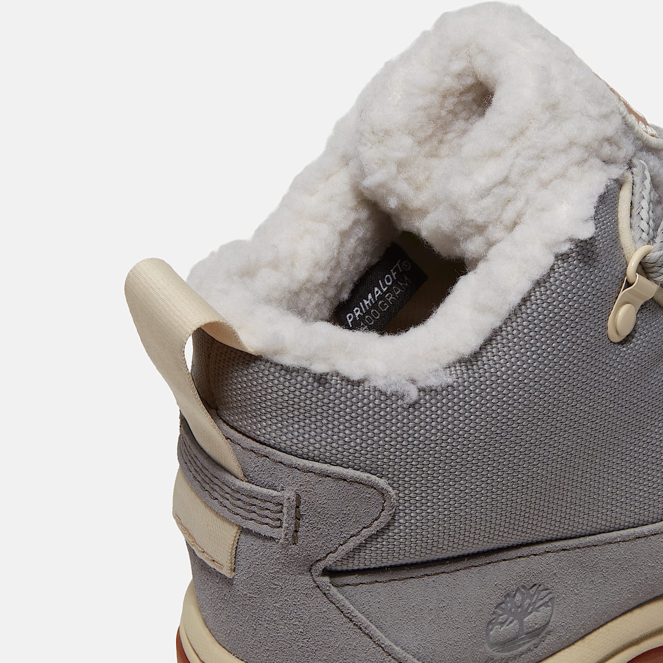 Womens White Ledge Mid Waterproof Boot TBL Light Grey Suede ALT7