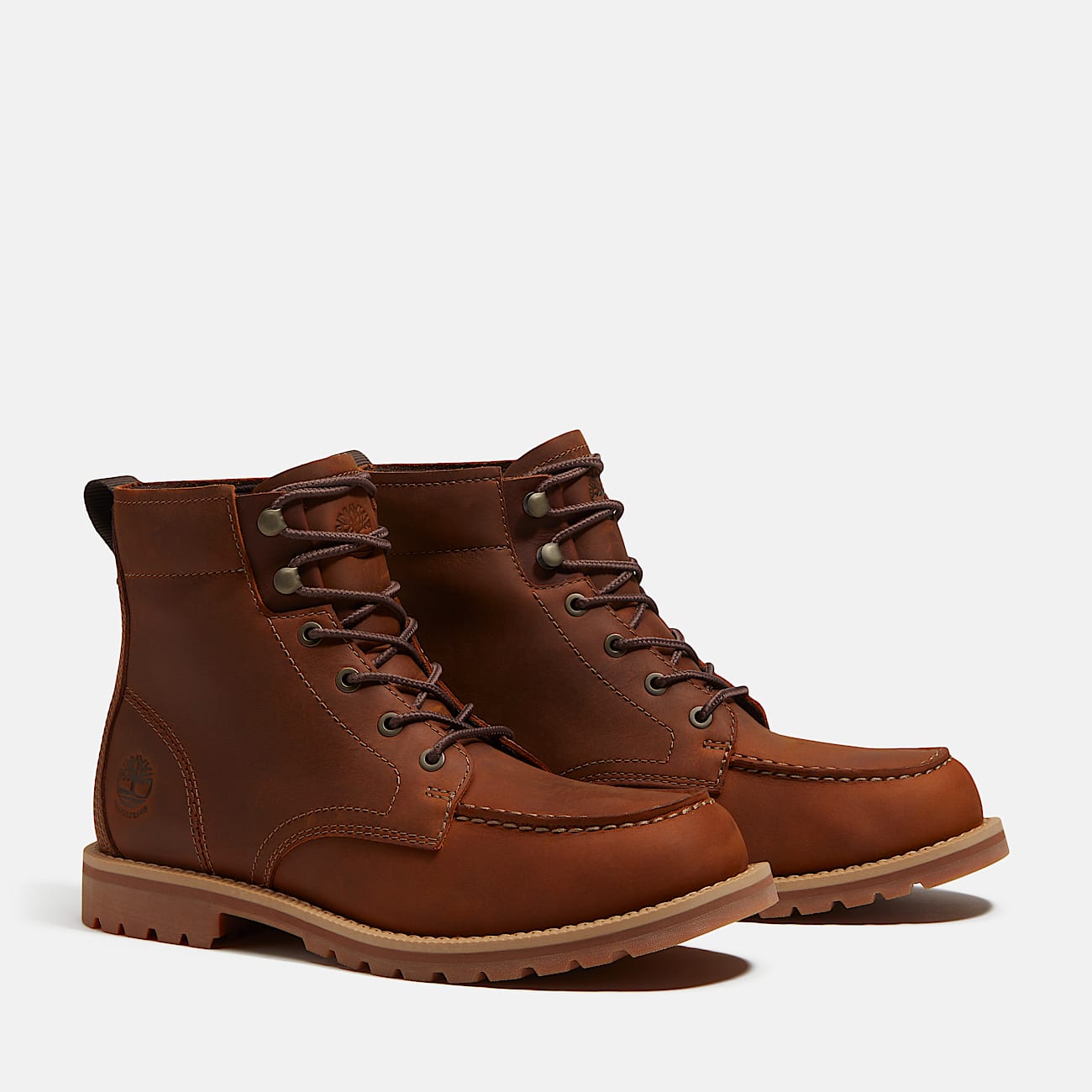 Botas impermeables Britton Falls Mid para Hombre TBL Piel de grano entero marrn medio ALT4