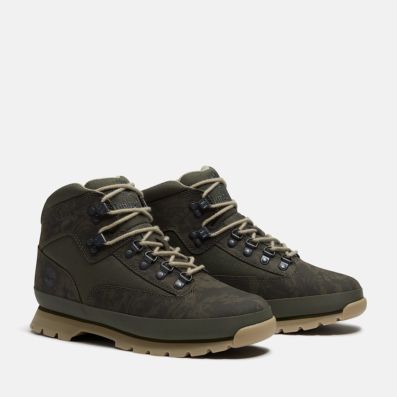 Mens Euro Hiker TBL Dark Green NubuckCamo ALT4