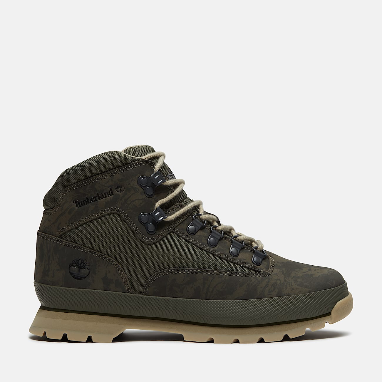 Mens Euro Hiker TBL Dark Green NubuckCamo HERO