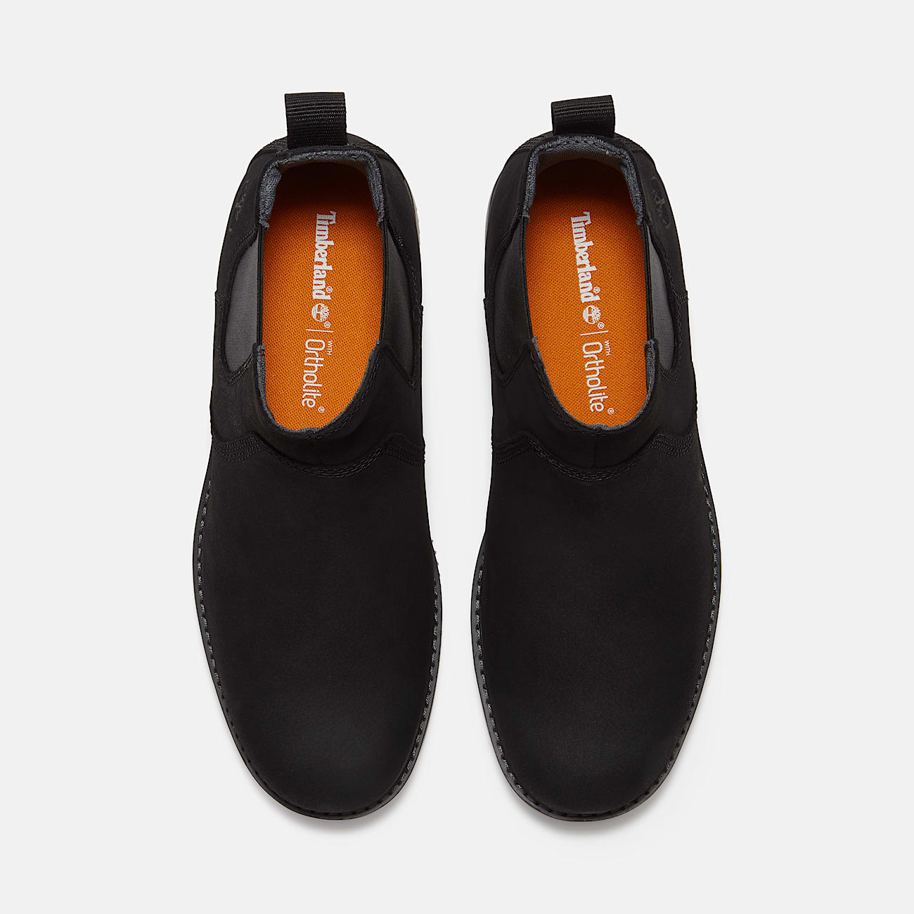 Mens Redwood Edge Chelsea Boot TBL Black Nubuck ALT2
