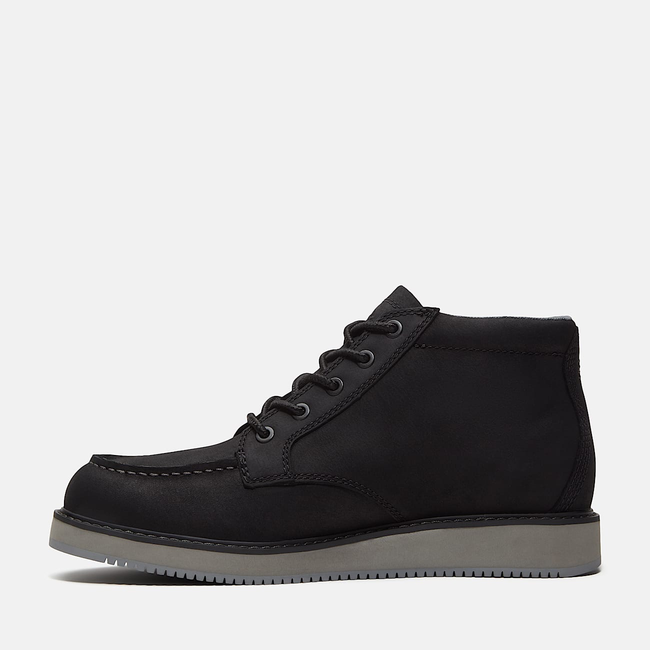 Mens Redwood Edge Moc Toe Chukka Boot TBL Black Nubuck ALT6