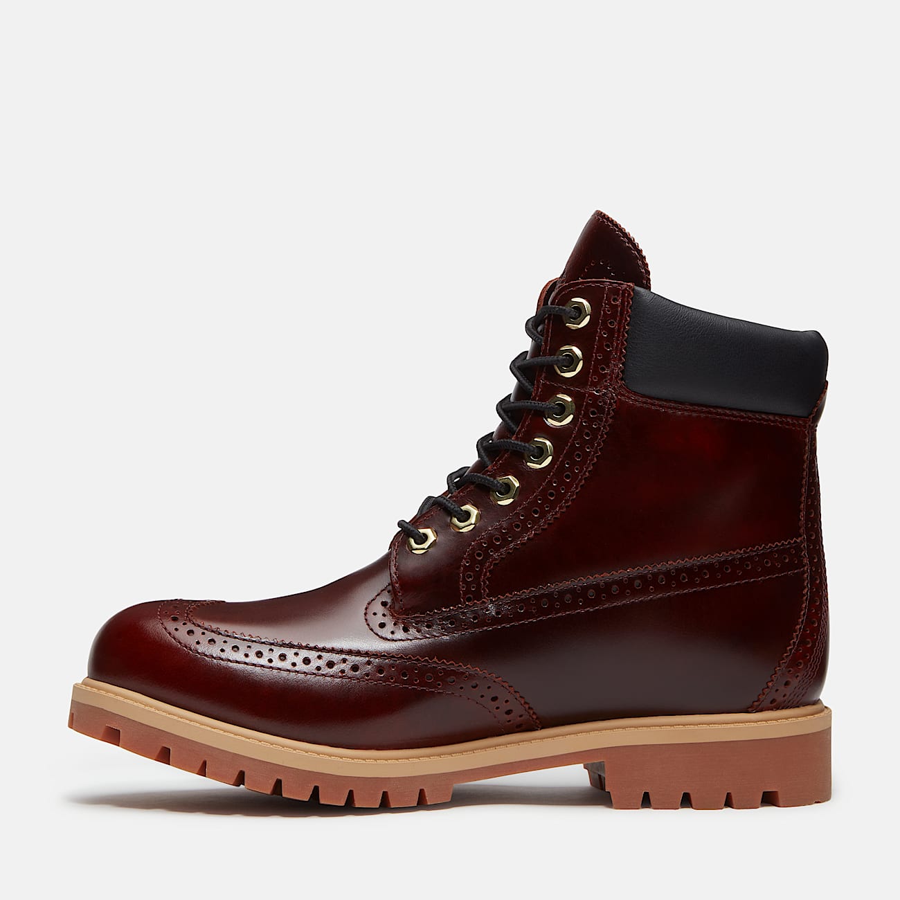 Mens Timberland Premium 6Inch Waterproof Boot TBL Burgundy FullGrain ALT6