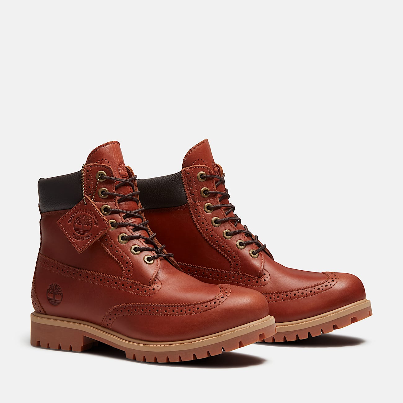 Mens Timberland Premium 6Inch Waterproof Boot TBL Rust FullGrain ALT4
