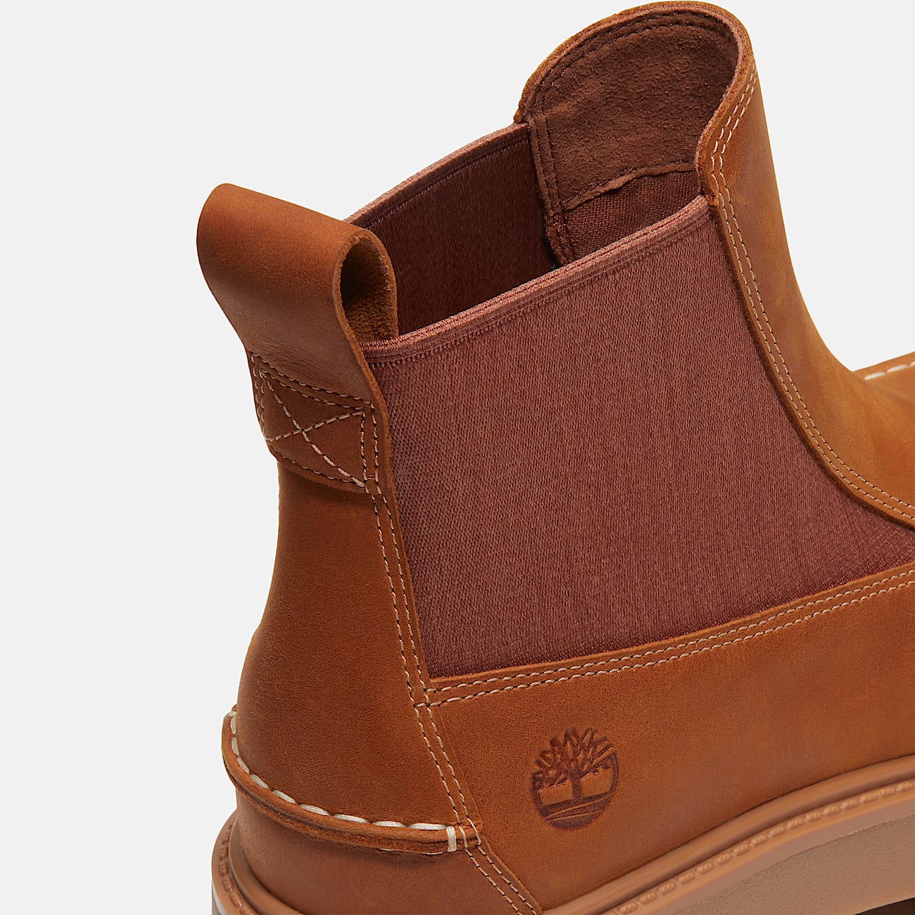 Womens Stone Street Platform Chelsea Boot TBL Wheat FullGrain ALT7