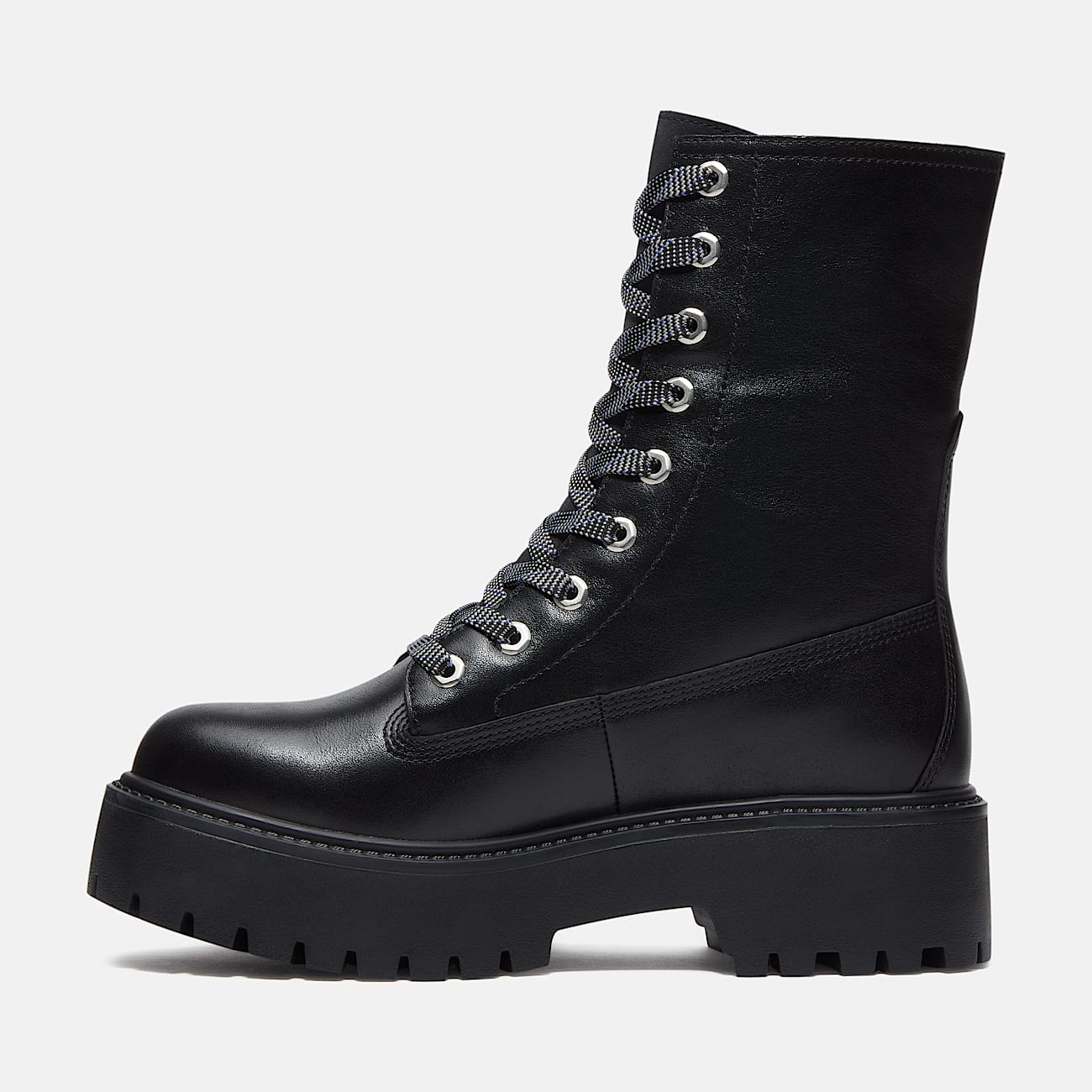 Womens Stone Street Platform Mid Boot TBL Black FullGrain ALT6