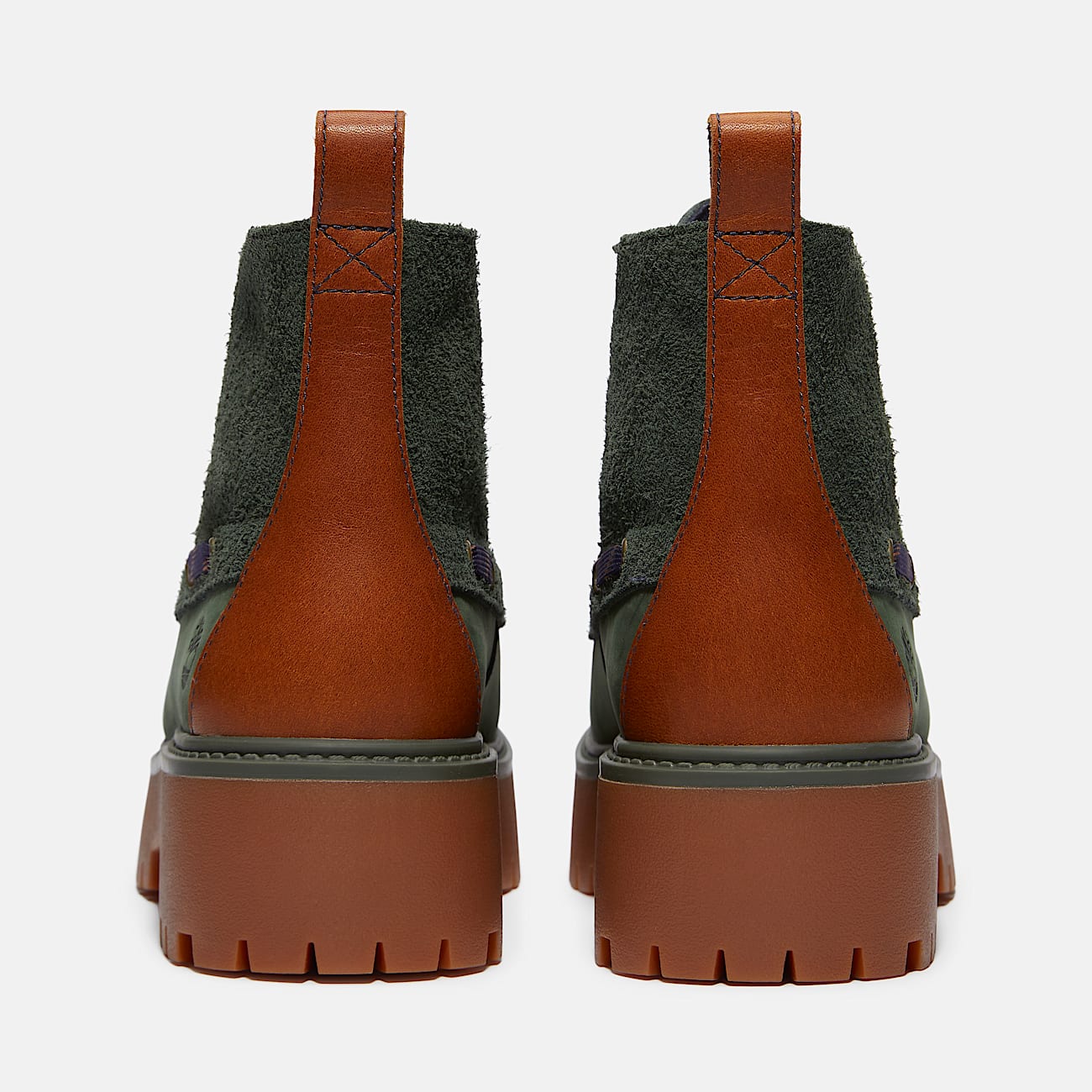 Womens Stone Street Platform Kiltie Boot TBL Dark Green NubuckDark Green ALT5