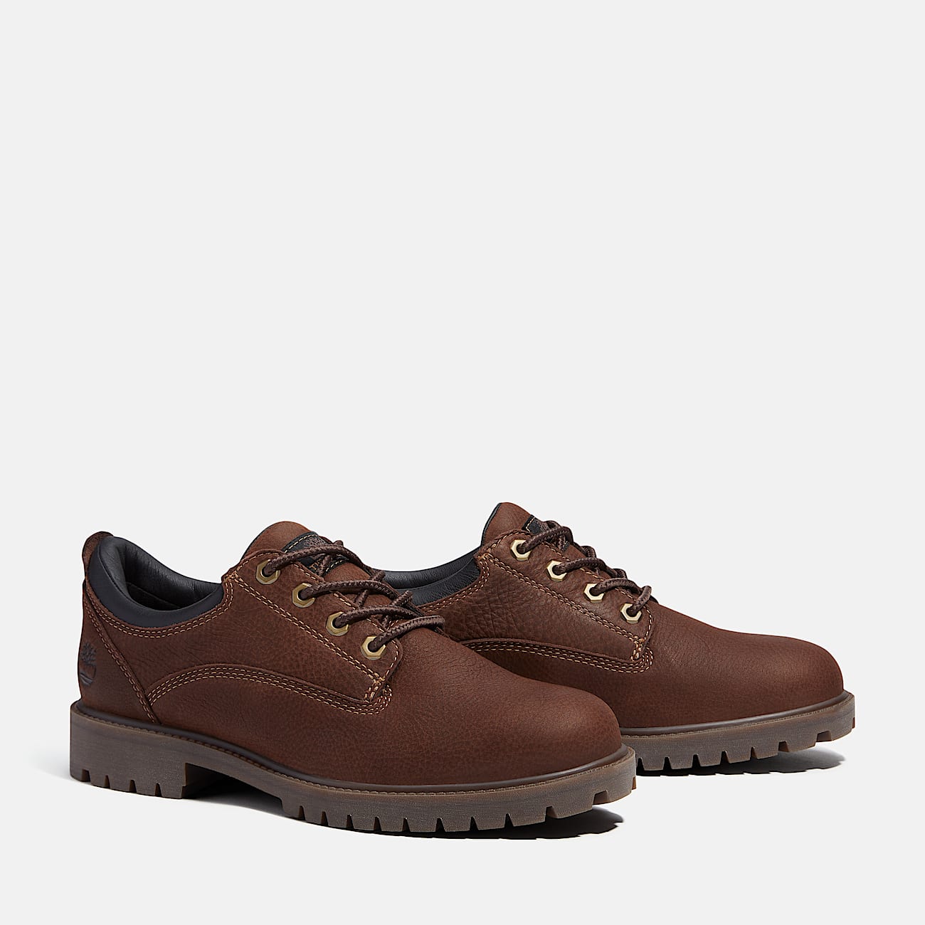 Mens Timberland Heritage Shoe TBL Dark Brown FullGrain ALT4