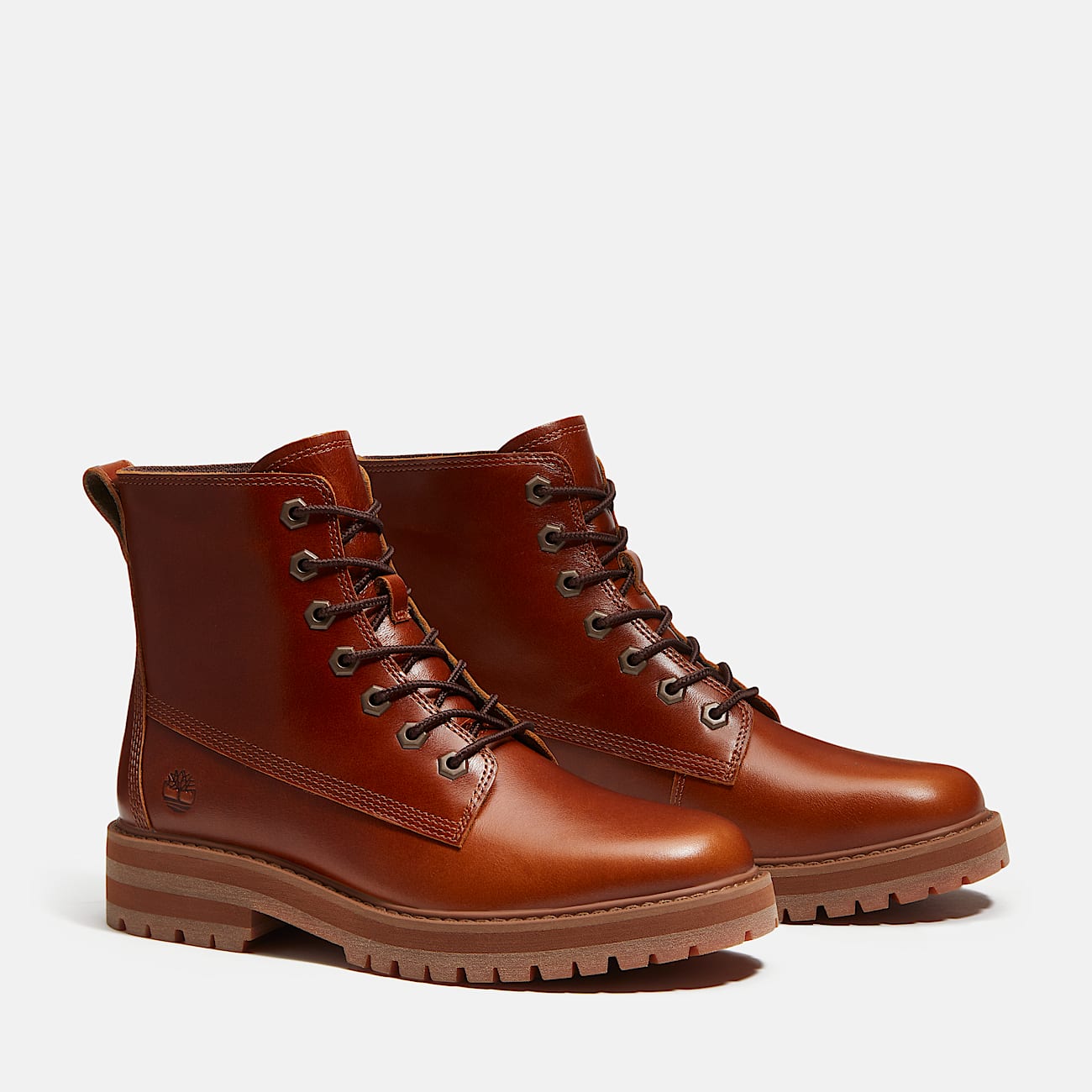 Botas Britton Drive para Mujer TBL Piel de grano entero marrn medio ALT4