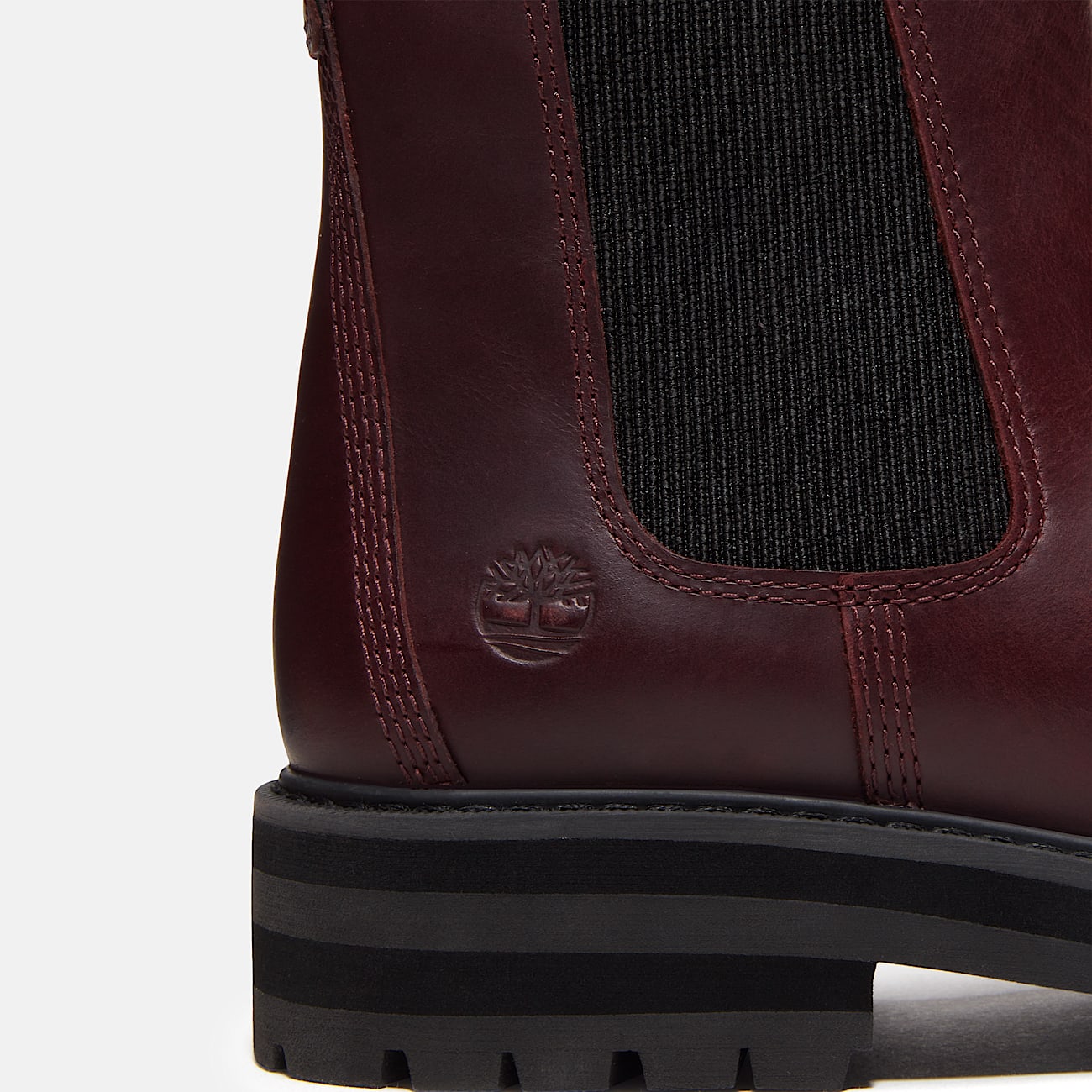 Botas Chelsea Britton Drive para Mujer TBL Piel de grano entero Borgoa ALT7