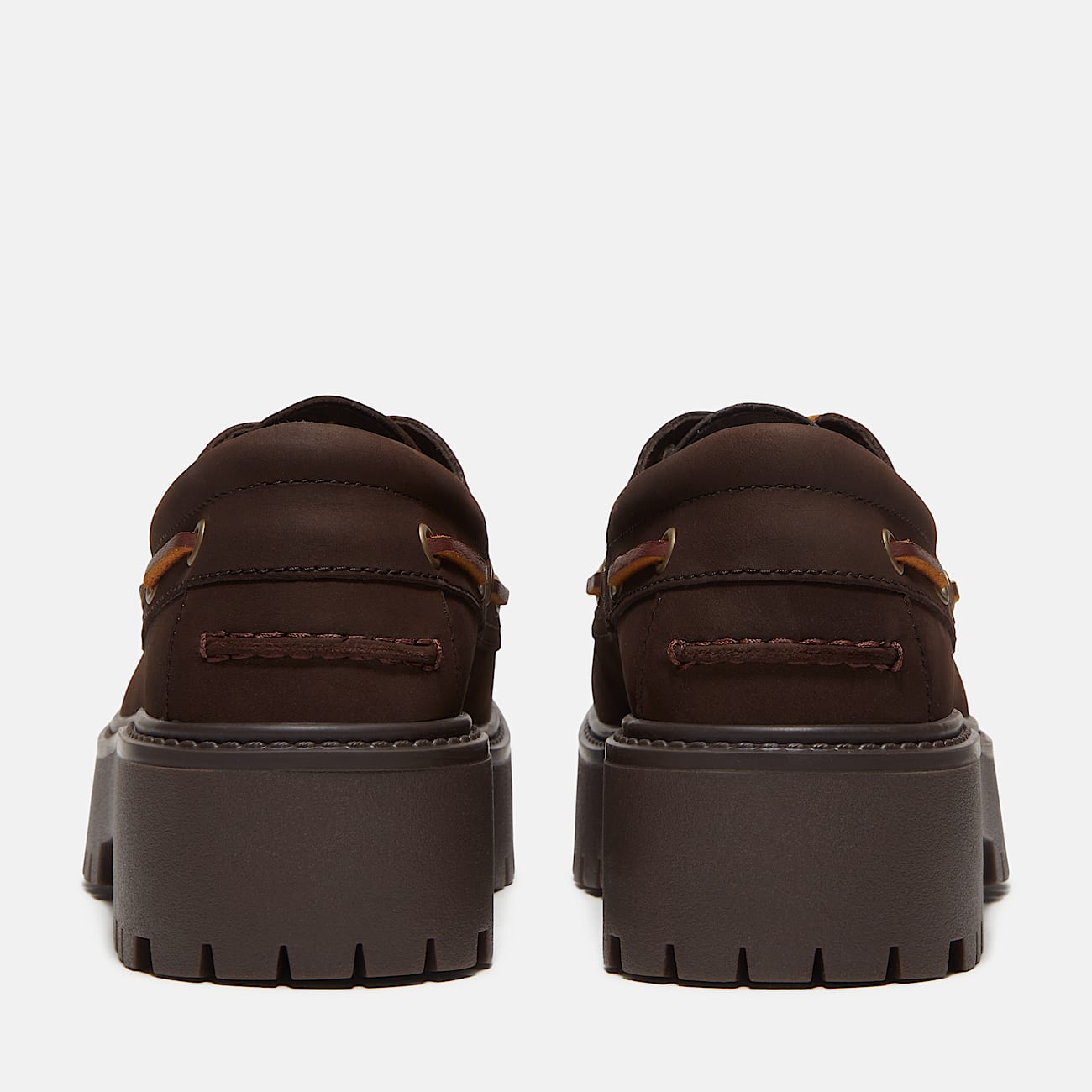 Womens Stone Street Platform Boat Shoe TBL Dark Brown Nubuck ALT5