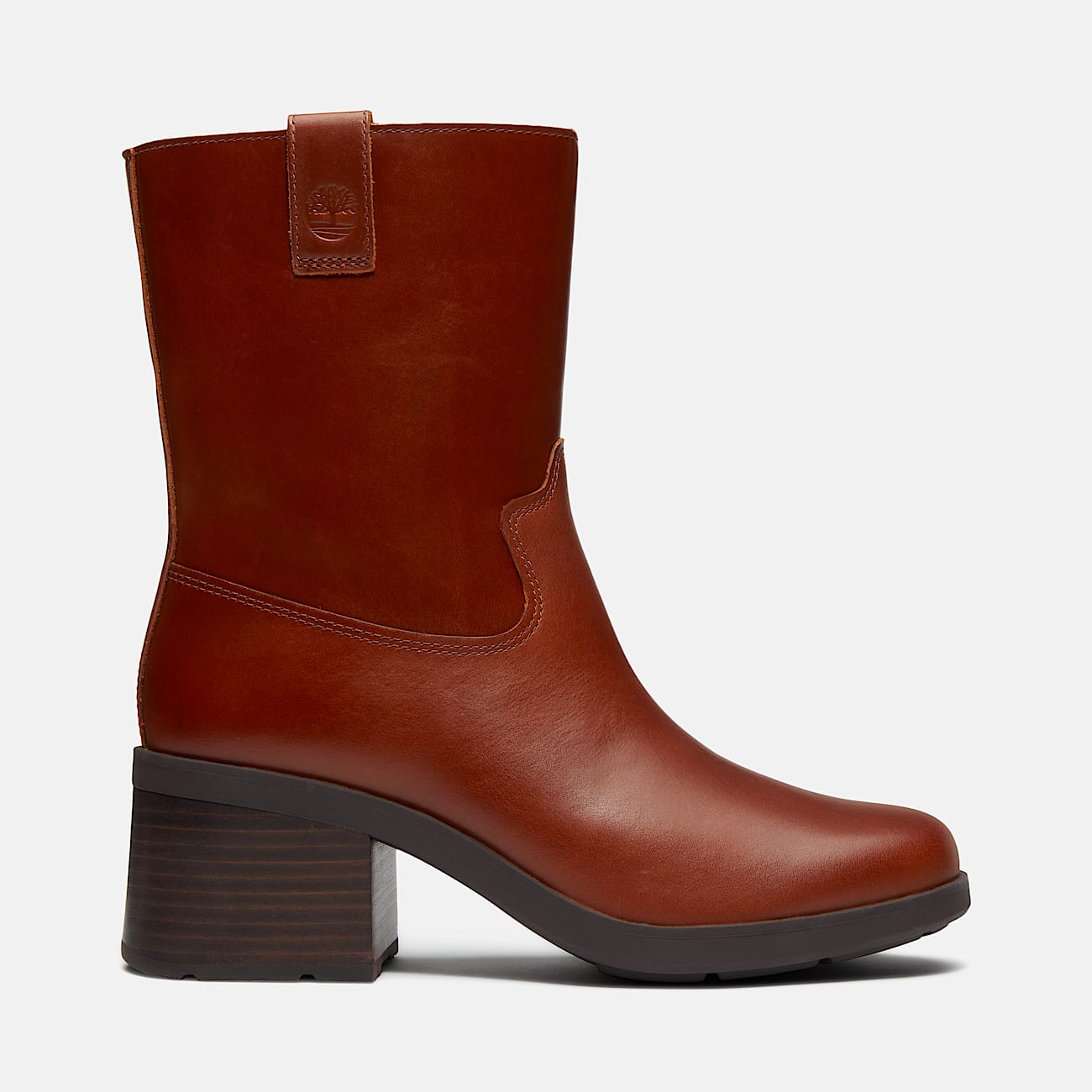 Botas Bellevaux con cierre lateral para Mujer TBL Piel de grano entro color xido HERO