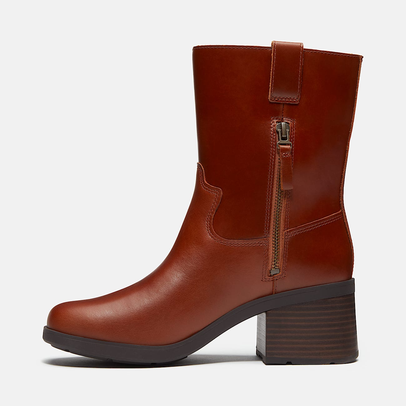 Botas Bellevaux con cierre lateral para Mujer TBL Piel de grano entro color xido ALT6