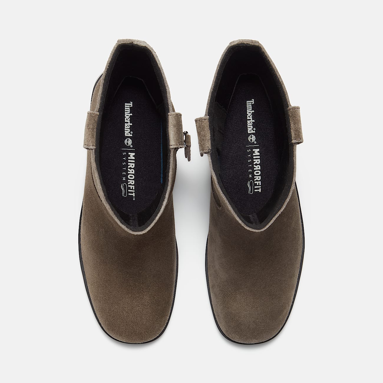 Botas Bellevaux con cierre lateral para Mujer TBL Gamuza marrn oscuro ALT2
