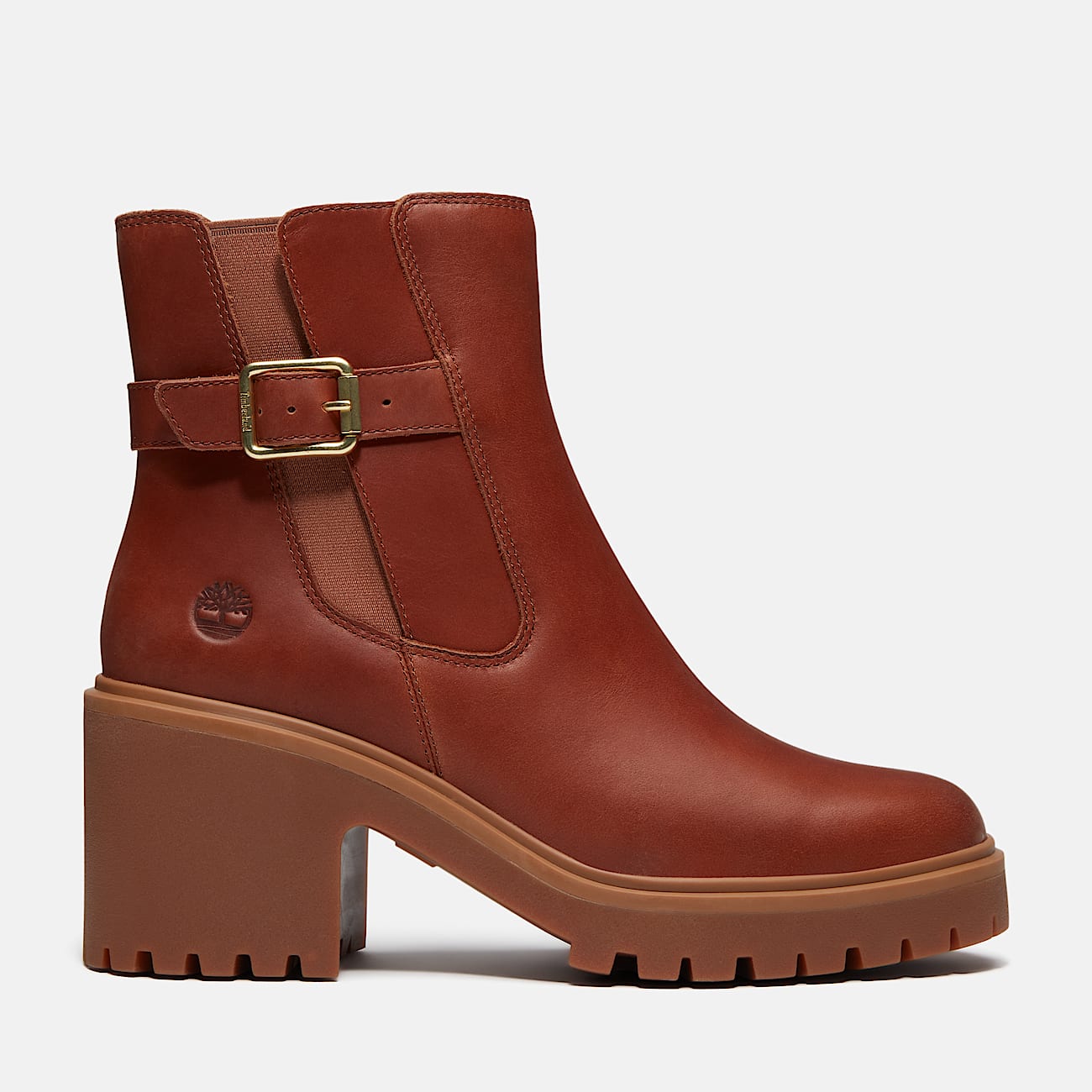 Botas Chelsea Stone Heights para Mujer TBL Piel de grano entro color xido HERO