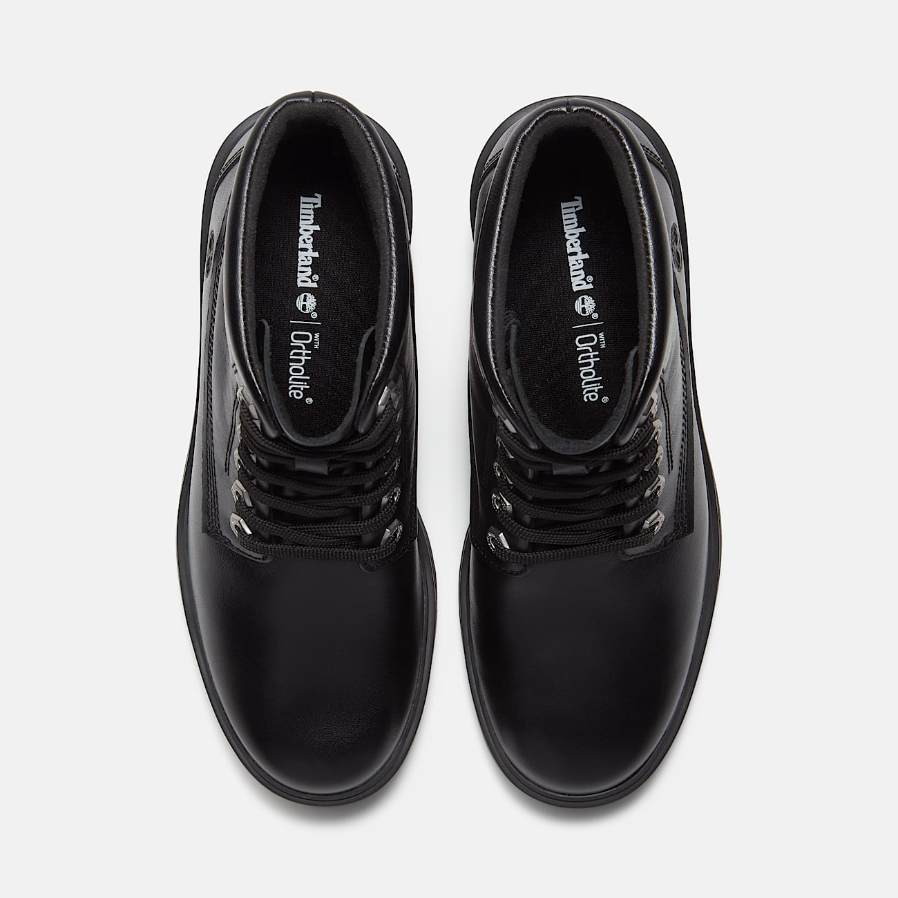 Botas Stone Heights Mid para Mujer TBL Piel de grano entero negro ALT2
