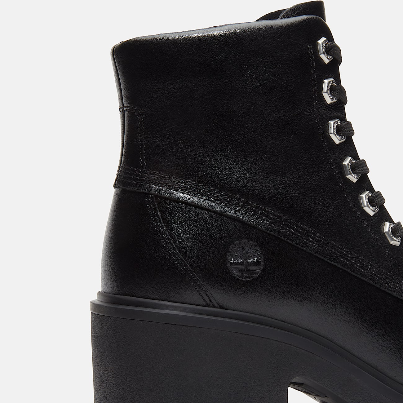 Botas Stone Heights Mid para Mujer TBL Piel de grano entero negro ALT7