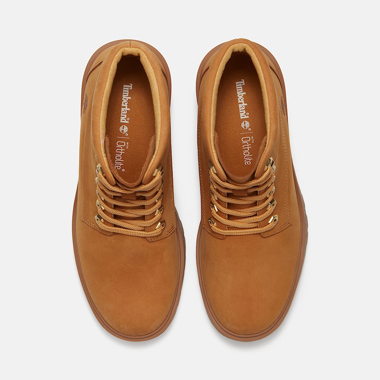 Botas Stone Heights Mid para Mujer TBL Nobuck color trigo ALT2