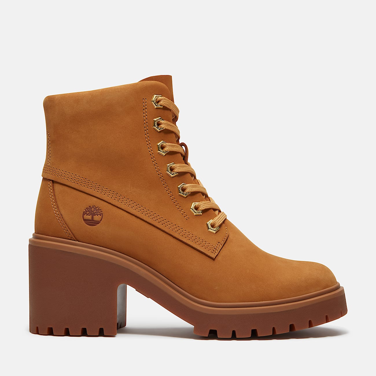 Botas Stone Heights Mid para Mujer TBL Nobuck color trigo HERO