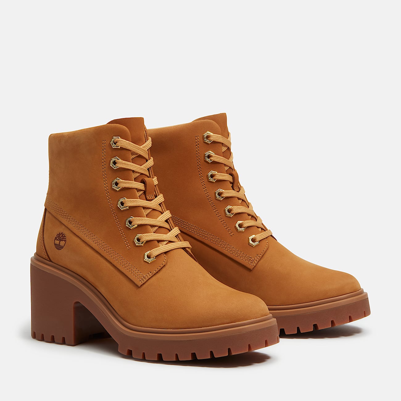Botas Stone Heights Mid para Mujer TBL Nobuck color trigo ALT4
